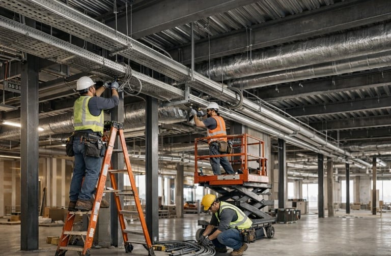 mechanical-electrical-containment-installation-commercial-building